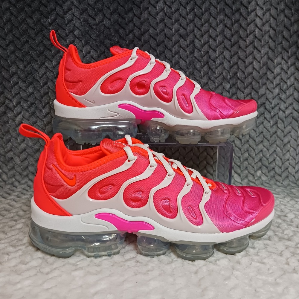 Nike Air VaporMax Plus Pink Blast Women's Walking Running Sneaker Shoes Size 8.5
